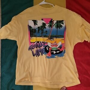 Yellow Graphic Tee - Totally Lame